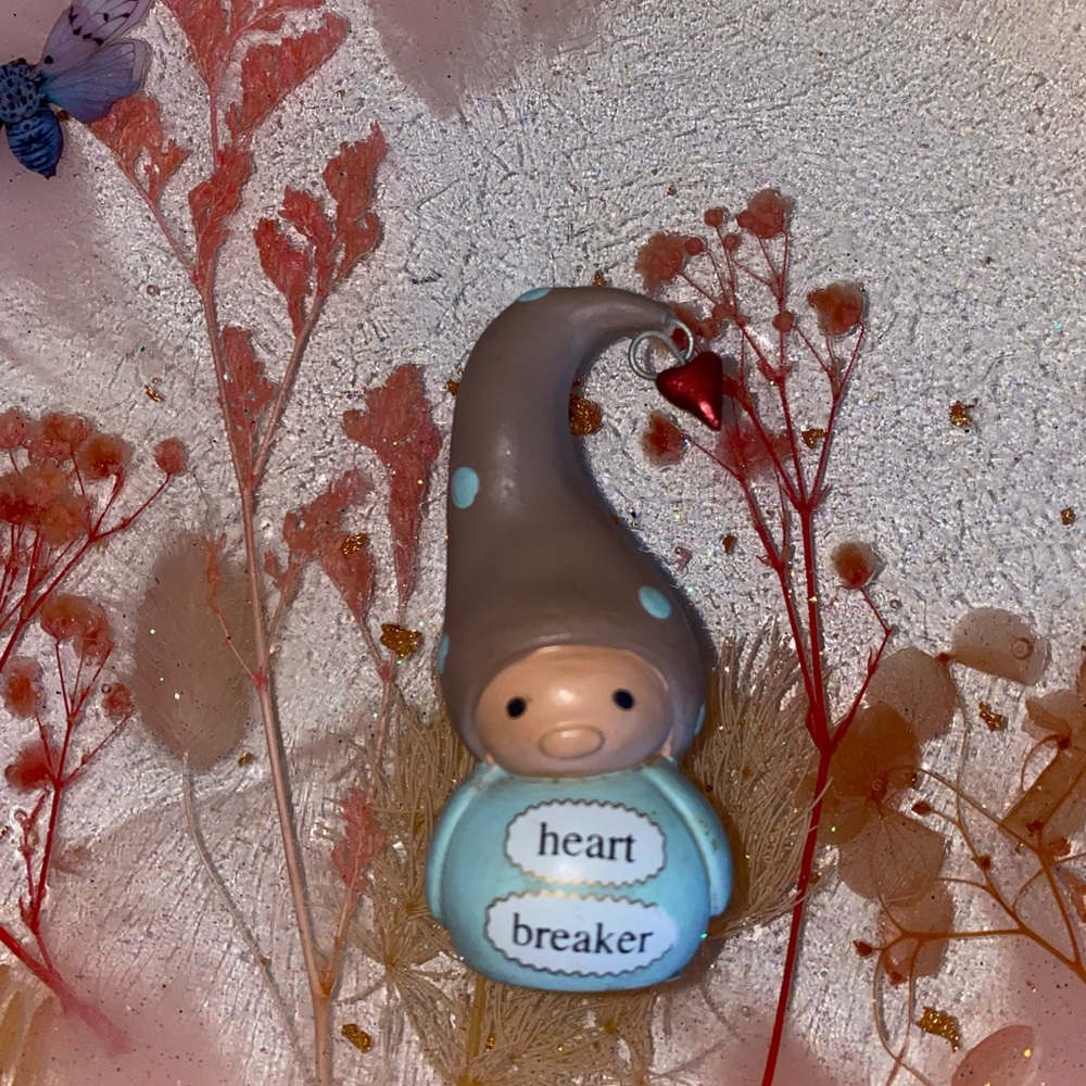 Cute little “heartbreaker” gnome